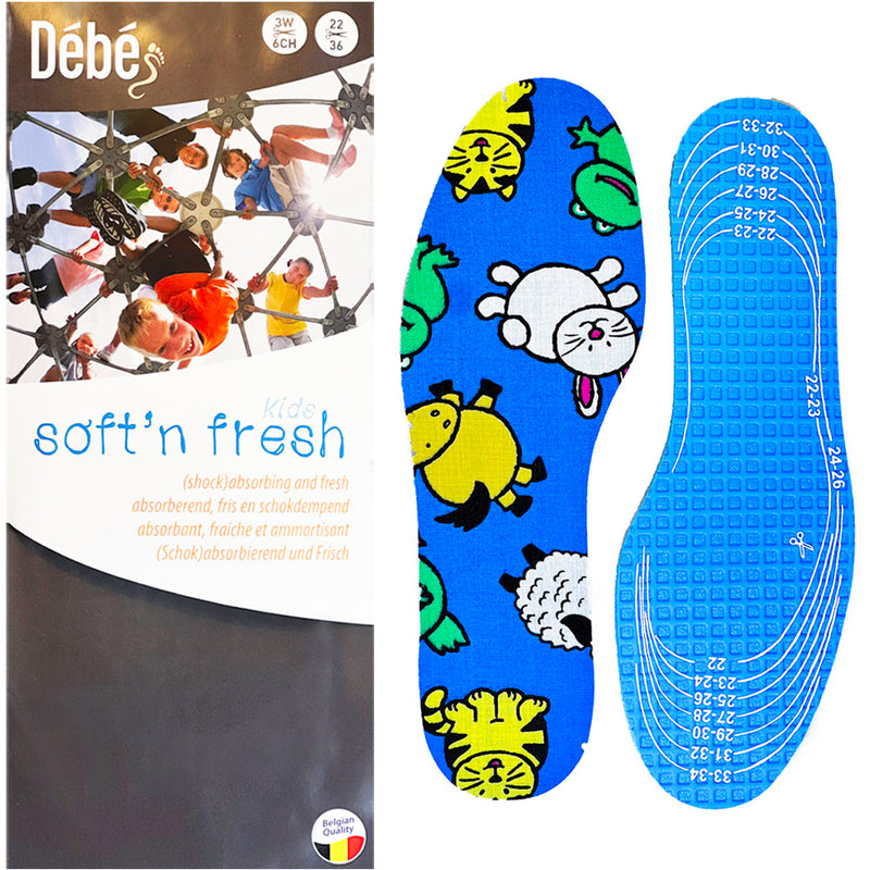 DEBE INSOLE KIDS SOF'T AND FRESH