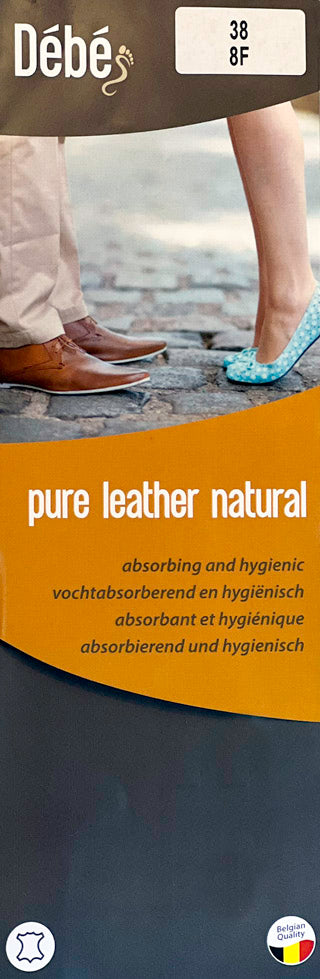 INSOLE PURE LEATHER NATURAL
