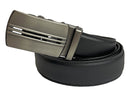 LEATHER  BELT RATCHET BLACK