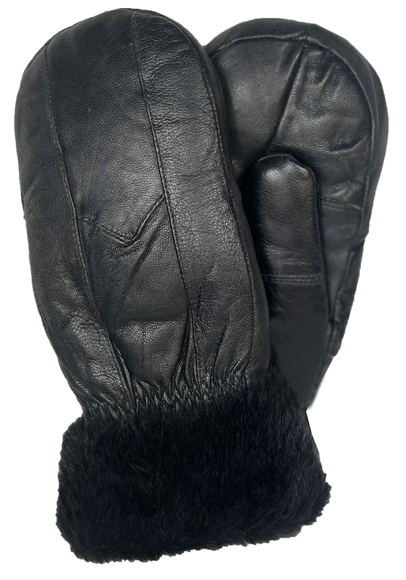 Women's leather mitt