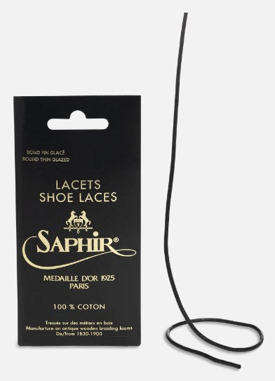 MDO CASUAL ROUND WAXED LACES SAPHIR