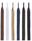 LACETS PLAT MOYEN CIRÉ SAPHIR