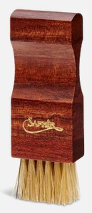 BROSSE POMMADIER BOIS EXOTIQUE. 