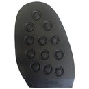 DEMI SEMELLE DAINITE STUDDED NOIR 